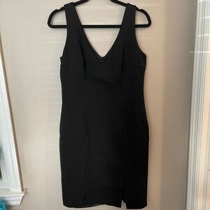 David Meister Black Fitted Dress Size 10